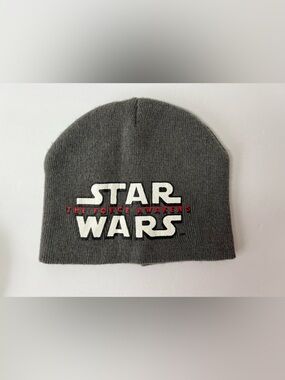 New without tags Star Wars "The Force Awakens" Toboggan One Size Grey Logo Front